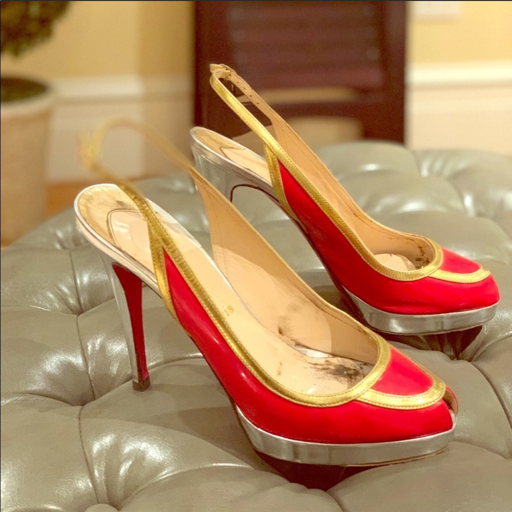 Christian Louboutin , red, size 40 heels